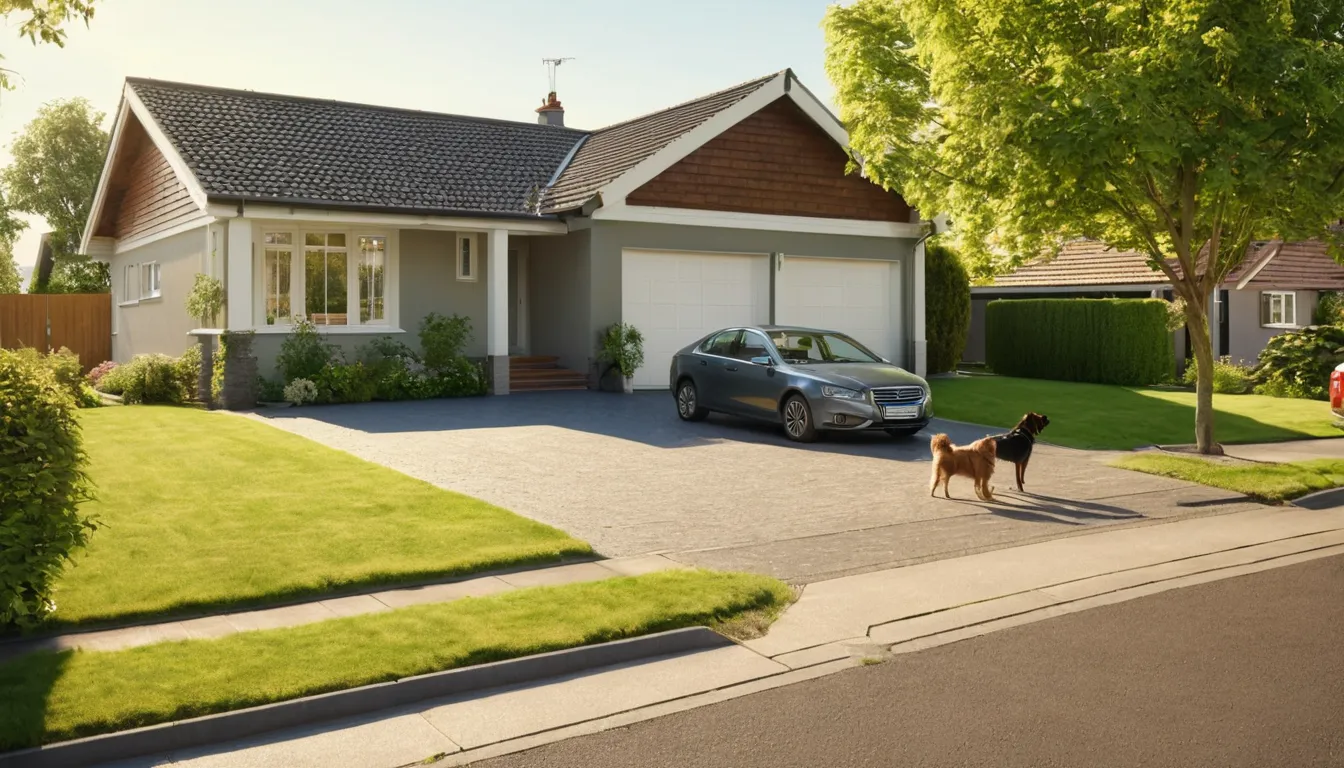 A finished basement or garage floor in a typical Waconia neighborhood home